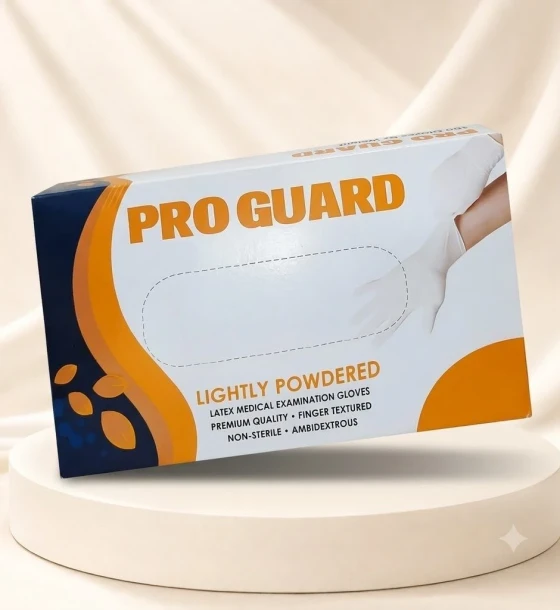 جلفز لاتكس (PRO GUARD) بدون البودر وسط MEDIUM عبوة 100 تايلندي