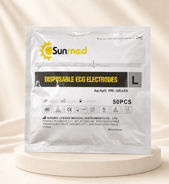 الكترود لاصق كبار ECG ELECTRODE Adult (سنميد) بالشدةعبوة 50