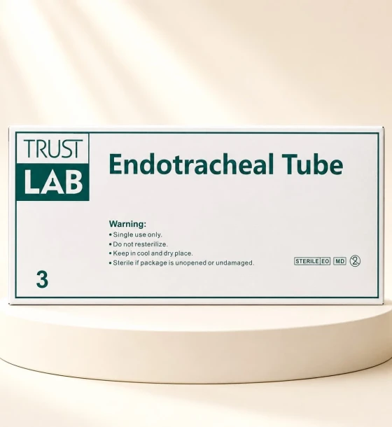 قساطر تخدير اندوتراكيال تيوب مقاس 3 ( Trustlab)