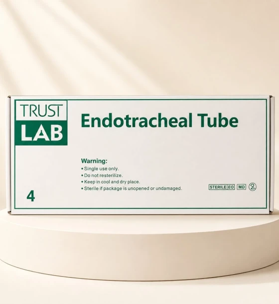 قساطر تخدير اندوتراكيال تيوب مقاس 4 ( Trustlab)