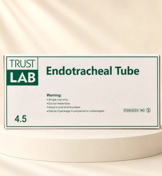 قساطر تخدير اندوتراكيال تيوب مقاس 4.5 ( Trustlab)