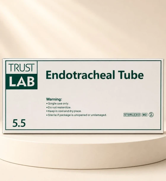 قساطر تخدير اندوتراكيال تيوب مقاس 5.5 ( Trustlab)