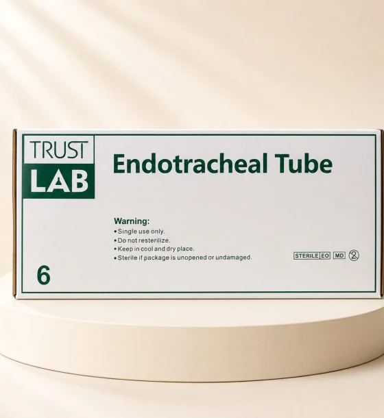 قساطر تخدير اندوتراكيال تيوب مقاس 6 ( Trustlab)