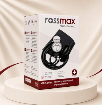 جهــاز قيــاس ضغــط الـــدم هوائي خطيـــن GB102 مع السماعة روزماكس